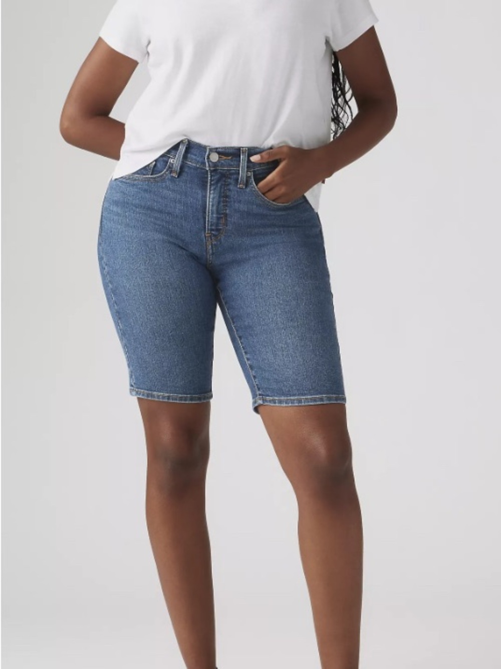 Levi's Classic Denim Bermuda Shorts